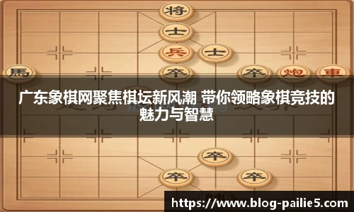 广东象棋网聚焦棋坛新风潮 带你领略象棋竞技的魅力与智慧